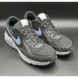 Nike Womens 9 Air Max Excee Black Hydrogen Blue Shoes CD5432-004